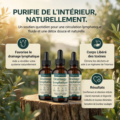 Gouttes de bien-être pour le drainage lymphatique