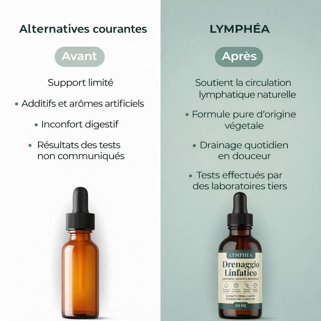 Gouttes de bien-être pour le drainage lymphatique