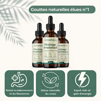 Gouttes de bien-être pour le drainage lymphatique