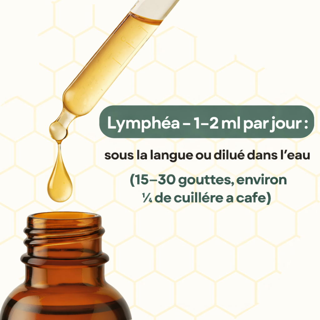 Gouttes de bien-être pour le drainage lymphatique