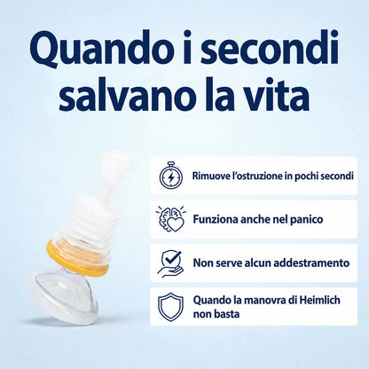 Salvavita anti-soffocamento per adulti e bambini