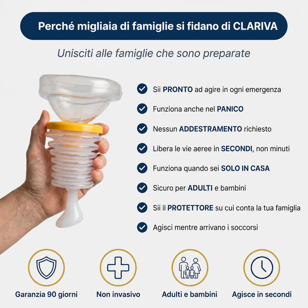 Salvavita anti-soffocamento per adulti e bambini